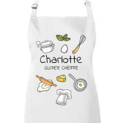 Delantal personalizable para adultos - Los ingredientes. n�2