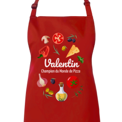 Delantal personalizable para adultos - Champion Pizza. n�2