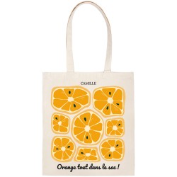 Bolsa de mano personalizable - Naranjas. n2