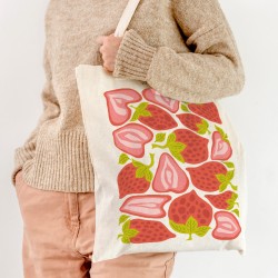 Tote bag para personalizar - Fresas. n1