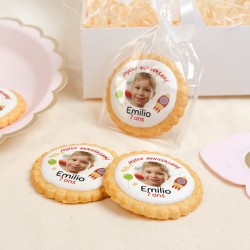 Galleta personalizada - Cabeza en las estrellas. n1