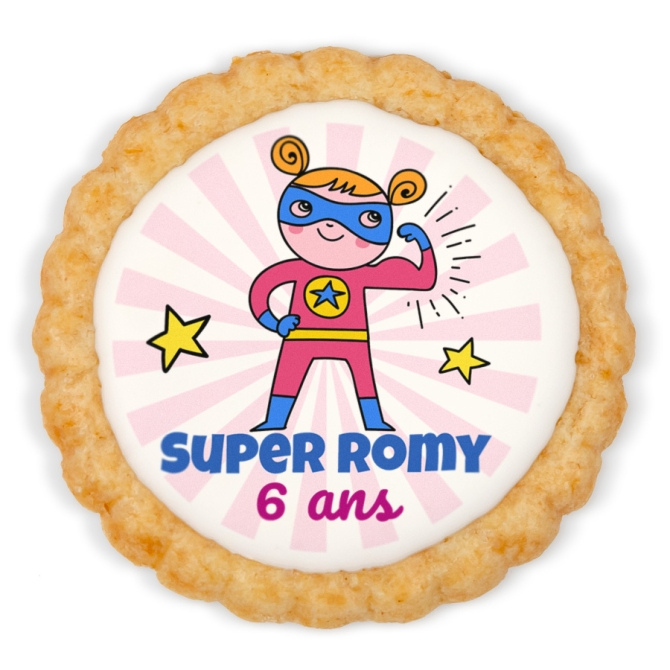 Galleta personalizada - Super girl 