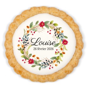 Galleta personalizada - Flores del campo