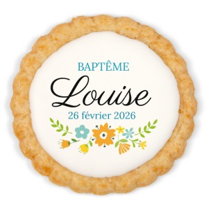 Galleta personalizada - Pequeas Flores