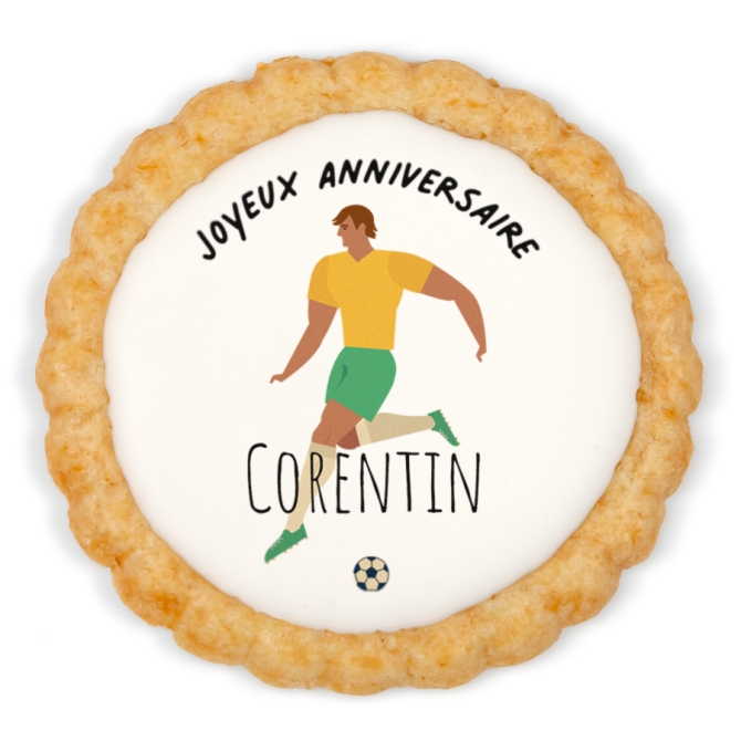 Galleta personalizada - Futbolista 