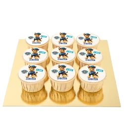 Discos de cupcakes para personalizar - Paw Patrol Chase. n°3