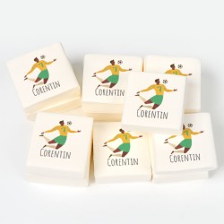 12 Malvaviscos Personalizados - Futbolista. n1