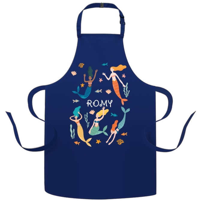 Delantal infantil para personalizar - Fiesta Sirena 