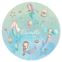 Fotocroc para personalizar - Sirenas Pastel