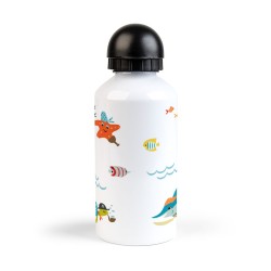 Botella de agua personalizada - Ballena pirata. n2
