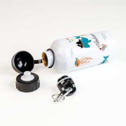 Botella de agua personalizada - Ballena pirata. n4
