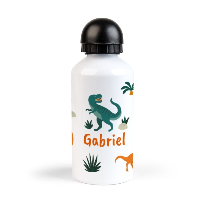 Botella de agua para personalizar - Dinosaurios 
