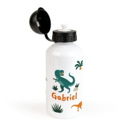 Botella de agua para personalizar - Dinosaurios. n1