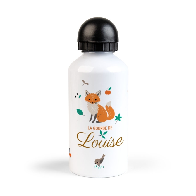 Botella de agua para personalizar - Animales del Bosque 