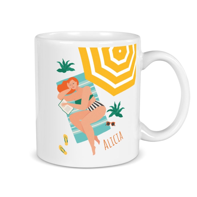 Taza para personalizar - La playa 