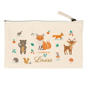 Estuche personalizado - Animales del bosque