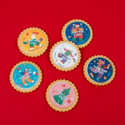 Galletas personalizadas Coleccin Funky Christmas - 10 galletas. n6