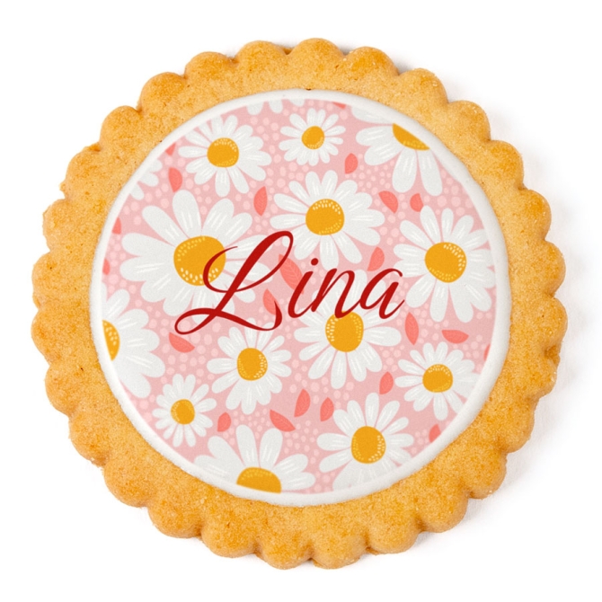 Galleta personalizada - Marguerite Rose 