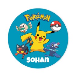 Discos de cupcakes para personalizar - Pokmon. n2