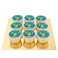 Discos de cupcakes para personalizar - Pokmon. n3