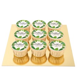 Discos para cupcakes para personalizar - Hojas Tropicales. n°3