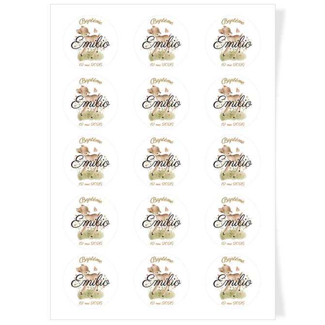 Discos para cupcakes para personalizar - Pretty wood 
