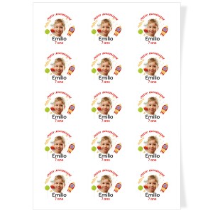 Discos para cupcakes para personalizar - Head in the stars