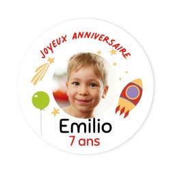Discos para cupcakes para personalizar - Head in the stars. n2