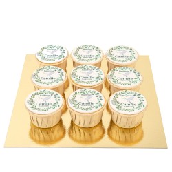 Discos Cupcakes Personalizados - Bautismo Paloma. n3