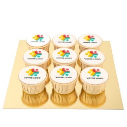 Discos para cupcakes para personalizar - Logo. n3