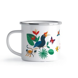 Taza de esmalte personalizada - Tigre