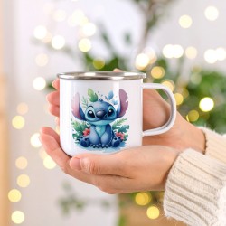 Taza de esmalte personalizada - Stitch. n3