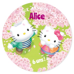 Fotocroc personalizable - Hello Kitty Primavera