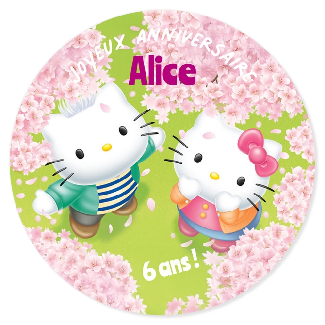 Fotocroc personalizable - Hello Kitty Primavera 