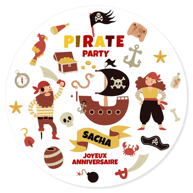 Fotocroc personalizable - Pirata 