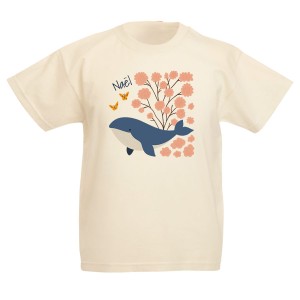 Camiseta personalizable - Ballena beb