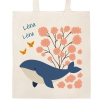 Bolsa de mano personalizada - Ballena beb