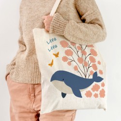 Bolsa de mano personalizada - Ballena beb. n2