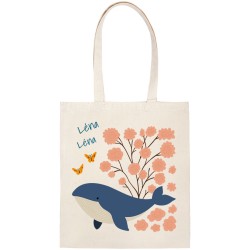 Bolsa de mano personalizada - Ballena beb. n4
