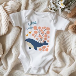 Body de beb personalizado - Beb Ballena. n3