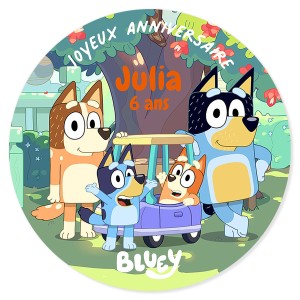 Fotocroc personalizable - Familia Bluey