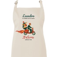 Delantal personalizable para adultos - Cocina italiana