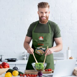 Delantal personalizable para adultos - Sushi Master. n�2