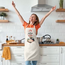 Delantal personalizable para adultos - Sushi Master. n�3