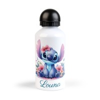 Botella de agua personalizable - Stitch Flowers