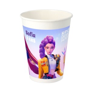 8 tazas personalizables - KPop Demon Hunters Pastel