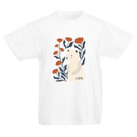 Camiseta personalizable - Oso Flor
