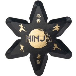 Party Box ninja negra/dorada
